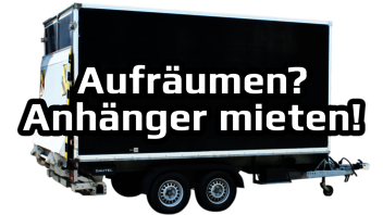 Anhänger zu vermieten!